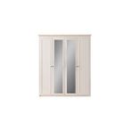 CaddeYıldız Pars Gardrop - 4 Kapılı Ekru
