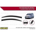Caddy 2Li Kromlu Cam Rüzgarlığı Niken 2003 2020
