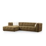 Caddy Köşe Koltuk, Yeşil, Sol Köşe,Showroomdan Kumaş Değişimli