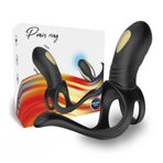 CADEN PRO Kablosuz Kumandalı Perine ve Klitoris Uyarıcı Titreşimli Testis ve Penis Halkası Gizli Kargo