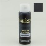 Cadence 0002 Siyah Premium Akrilik Boya Yüksek Pigmentasyonlu 70ML Su Bazlı Kullanım Kolaylığı
