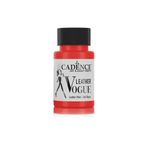 Cadence 04 Kırmızı 50 ml Vogue Deri Boyası