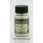 Cadence 1137 Platin Dora Metalik Kumaş Boyası
