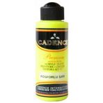 Cadence 120ml Fosforlu Sarı Premium Akrilik Boya