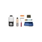 Cadence 2 Litre Beyaz Boya 500ML Taş Vernik Set - Renkli