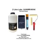 Cadence 2 LİTRE HANDY LAKE 03-ESKİMİŞ BEYAZ(KENDİNDEN VERNİKLİ)KADİFE KAPLI RULO SET