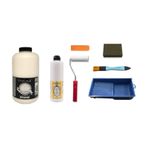 Cadence 2 lt Taffy Boya 500 ml Yarımat Vernik Set