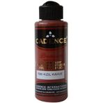 Cadence 7590 Premium 120 ml Kızıl Kahve Akrilik Boya