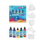 Cadence Aqua Slime - Kendin Yap Oyuncak Seti - Deniz Canlıları Seti 5X90ML
