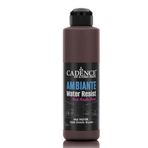 Cadence AW18 Ambiente Koyu Kahve 250 ml Mat Akrilik Islak Zemin Boyası