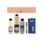 Cadence Banyo Mutfak Boyası-Cadence Multi H-094 Somon 500Ml Pya250Ml Taş Vernik Parlak 250Ml Saten Rulo Somon Tek Ebat