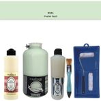 Cadence Banyo Mutfak H045 Pastel Yeşil Hybrid Boya Seti 2000 ml Parlak Astar 500 ml Taş Vernik 500 ml