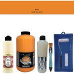Cadence Banyo Mutfak - Multi H - 011 Açık Turuncu 2000 ml Parlak Yüzey Ast 500 ml Taş Vernik 500 ml Satenruloset