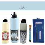 Cadence Banyo Mutfak - Multi H - 036 M mavi 500 ml Parlak Yüzey Astarı 250 ml Taş Vernik 250 ml Saten Rulo Set