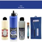 Cadence Banyo Mutfak - Multi H - 038 Ultramarine 500 ml Parlak Yüzey Astarı 250 ml Taş Vernik 250 ml Saten Rulo Set