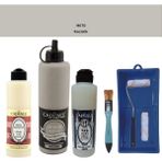 Cadence Banyo Mutfak - Multi H - 070 Kozmik 500 ml Parlak Yüzey Astarı 250 ml Taş Vernik 250 ml Saten Rulo Set