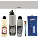 Cadence Banyo Mutfak - Multi H - 074 Soğuk gr i 500 ml Parlak Yüzey Ast 250 ml Taş Vernik Mat 250 ml Saten Rulo Set