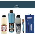 Cadence Banyo Mutfak - Multi H - 099 Fresco 500 ml Parlak Yüzey Astarı 250 ml Taş Vernik 250 ml Saten Rulo Set