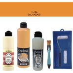 Cadence Banyo Mutfak - Multi H - 104 Bal Kabağı 500 ml Parlak Yüzey Astarı 250 ml Taş Vernik 250 ml Saten Rulo Set