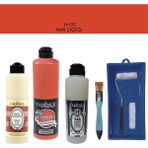 Cadence Banyo Mutfak - Multi H - 105 Nar Çiçeği 500 ml Parlak Yüzey Ast 250 ml Taş Vernik Mat 250 ml Saten Rulo Set