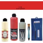 Cadence Banyo Mutfak - Multi H - 106 Elma Şekeri 500 ml Parlak Yüzey Astarı 250 ml Taş Vernik 250 ml Saten Rulo Set