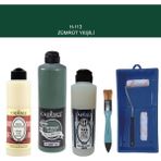Cadence Banyo Mutfak - Multi H - 113 Zümrüt Yeşili 500 ml Parlak Yüzey Astarı 250 ml Taş Vernik 250 ml Saten Rulo Set