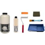 Cadence Boya 2 Litre Dantel Boya 500ML Taş Vernik Set