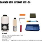 Cadence Boya Cadence 2 Litre Antik Beyaz 500ml Taş Vernik Set