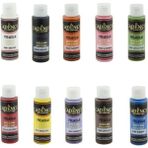 Cadence Boya Premium Akrilik Boya Seti 10 Ana Renk 70 ml x 10 Renk + Eko Fırça