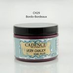 Cadence CH-29 150 ml Bordo Very Chalky Home Decor Mobilya Boyası