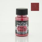 Cadence Dora Glass 50ml Kırmızı Metalik Boya