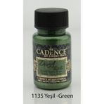 Cadence Dora Textile 1135 Yeşil 50 ml Metalik Kumaş Boyası