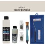 Cadence Fayans Tezgah B - Ambiente Islak Zemin Aw - 05 Fildişi Sahili 250 ml Katalizör 20 gr Taş Vernik Mat 120 Saten Rulo Set