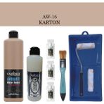 Cadence Fayans Tezgah B - Ambiente Islak Zemin Aw - 16 Karton 500 ml Katalizör 30 gr Taş Vernik 250 Saten Rulo Set