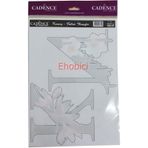 Cadence FT-71 Kumaş Transfer 25x35 Çiçekli Hayvan Figürleri Serisi