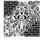 Cadence GCS-002 Grunge 45x45 cm Stencil Şablon
