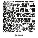 Cadence GCS-005 Grunge 45x45 cm Stencil Şablon
