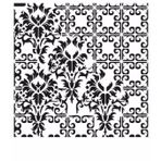 Cadence GCS-009 45x45 Grunge Duvar Stencil