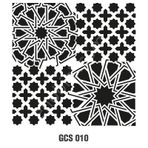 Cadence GCS-010 45x45 Grunge Duvar Stencil