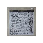 Cadence GCS-013 Grunge 45x45 cm Stencil Şablon