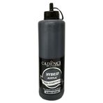 Cadence H060 Siyah 500 ml Yarı Mat Akrilik Boya