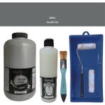 Cadence H081 Grafiti Gri Multisurface Boya 2lt ve 500 ml Parlak Vernik ile Boyama Seti