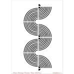 Cadence HHMMR-11 25x36 cm Home Heritage Modern Midi Stencil