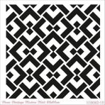Cadence HHMMS-15 25x25 cm Home Heritage Modern Midi Stencil