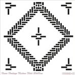 Cadence HHMMS-42 25x25 cm Home Heritage Modern Midi Stencil