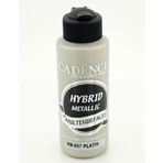 Cadence HM-807 Platin 120 ml Hybrid Multisurface Metalik Akrilik Boya