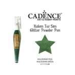 Cadence Hologram Yeşil Toz Sim Boya Kalem