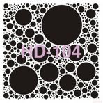 Cadence Home Decor HD-104 Stencil 45x45 cm Boyama Şablonu