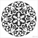 Cadence Home Decor HD-111 Stencil 45x45 cm Boyama Şablonu