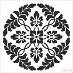 Cadence Home Decor HD-113 Stencil 45x45 cm Boyama Şablonu